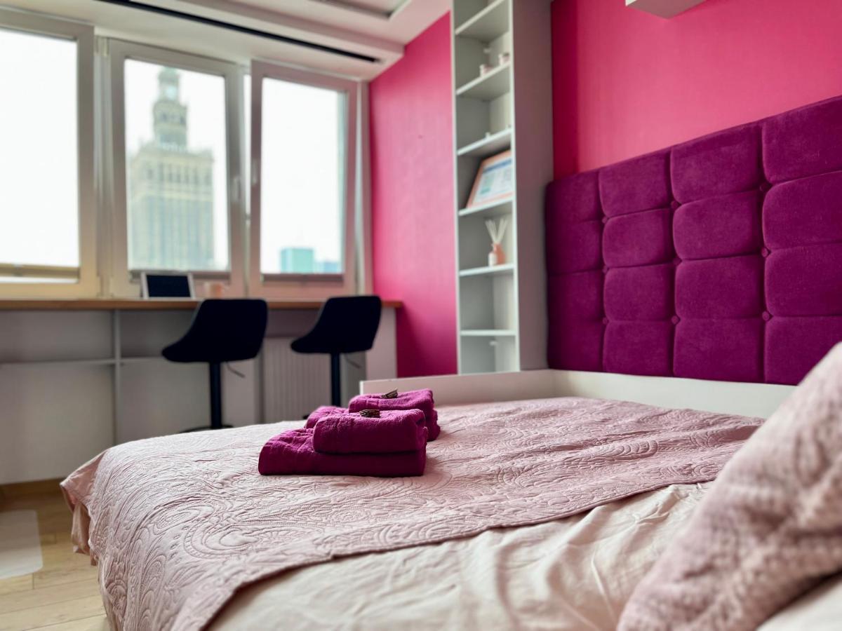 -- View City Center Pink -- Lägenhet Warszawa Exteriör bild