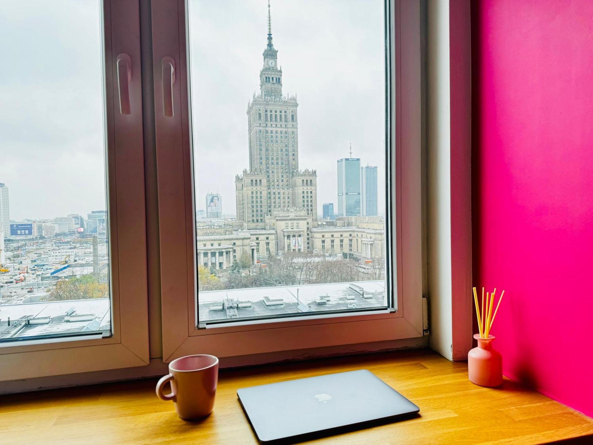 -- View City Center Pink -- Lägenhet Warszawa Exteriör bild